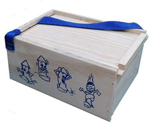 Valenciana del Hogar s.l. Caja para PETARDOS. Tamaño PEQUEÑO. Tapa CIEGA.