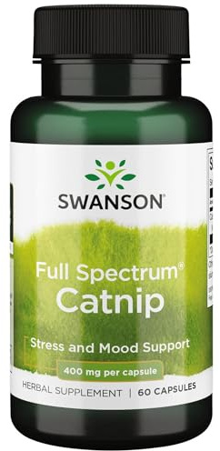 Swanson Full Spectrum Catnip 400 Milligrams 60 Capsules