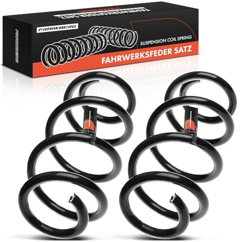 Frankberg 2x Muelles de chasis Muelles de suspensión Compatible con A6 Avant 4G5 4GD A4 Avant 8K5 A5 8T3 A5 Sportback 8TA A6 4G2 4GC Replace# 8K0411105EC