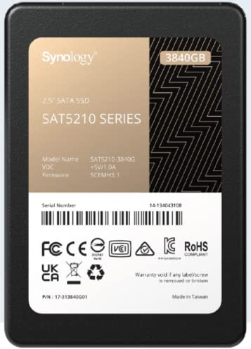 Synology SAT5210 3840GB 2.5 SATA SSD