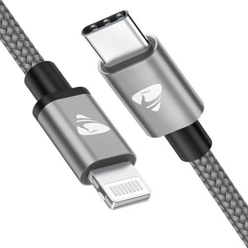 Aioneus Cable USB C a Lightning 1M Cable de carga para iPhone certificado por Apple MFi carga rápida USB C para iPhone 14 13 12 11 Pro Max Mini XR XS X 8 7 6s 6 Plus SE 2020,iPad, MacBook