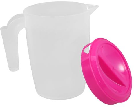 Mikinona Drink Juice Jug Plastic Pitcher Lid Water Jug for Drinks Juice Refrigerator Cold Water Pitcher