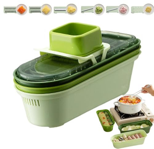 Tritacarote, tritatutto per verdure,Trituratore portatile per grattugia per cetrioli - Set affettaverdure multiuso, set di utensili da cucina strumento per tritare patate, pomodori, cetrioli