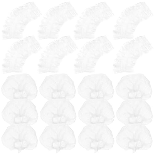 OATIPHO Protector de Oídos Transparente de Pe, 200 Unidades, Flexible y Elástico, Adecuado para Tinte de Cabello y Uso Diario en Ducha