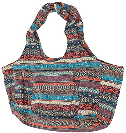 HUSHUI Yogaväska med Stor Kapacitet med Ficka för Transport och Resor Slitstark Yogamatta i Canvas för Män och Kvinnor