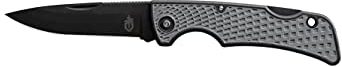 Gerber Gear US1 Pocket Knife - Plain Edge Blade Folding Knife - EDC Gear and Equipment - Grey