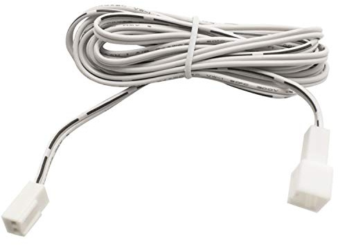4-pack | 2 m LED-förarförlängningskabel | belysningstillbehör bly | vit förlängning/anslutningskabel | kök spotlight skåp remsa huvudlampor