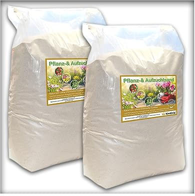 10 kg Pflanz-& Aufzuchtsand Pflanzsand Orchideensand Kakteensand 0,1-0,4 mm