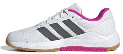 adidas Mujer Dropset Base Training Shoes, Cloud White/Grey Five/Shock Pink, 40 2/3 EU