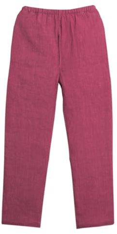 GZKDKZB Pantalon d'hiver pour Arts Martiaux, Sarouel de Kung-fu Chinois, Pantalon de Yoga Ample, Pantalon de Tai-chi en Coton, Pantalon de Costume Tang, vêtements Traditionnels Chinois, vê