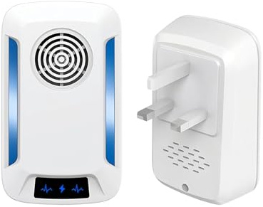 Ultrasonic Pest Repeller 4 Pack, Electronic Plug-In Indoor Pest Control with Spider Repellent, Mosquito Plug In & Fly Killer – Effective for Mice, Ants, Roaches, Bugs & Rodents