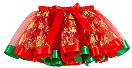 NaLatia Ensemble Noël Déguisement Lutin pour Enfant, Deguisement Renne pour Enfant Fille, Ensemble Jupe Tutu De NoëL pour Fête de Noël Cosplay Mascarade Party