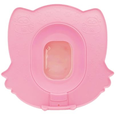 Kitten Potty Trainer - Soluzione professionale per il bagno dei gatti, strumento di gestione dei rifiuti inodore con anelli integrati, adattatore ergonomico per WC, ideale per piccoli spazi di lavoro