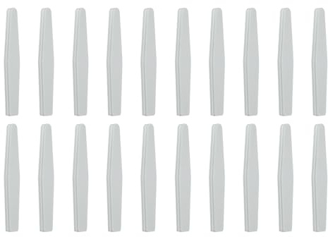 QUARKZMAN 20 Piezas De Lima Y Pulidor De Uñas, Lima De Uñas De Esponja De Doble Cara 100/180 Grit Para Manicura Profesional Uñas Acrílicas Uñas Naturales Gris