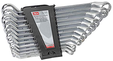 Dema Ringschlüsselsatz Eco 12 tlg. Doppelringschlüssel Ringschlüssel Satz gekröpft