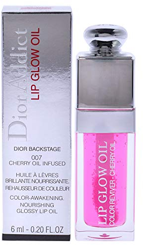 Christian Dior Dior Addict Lip Glow Oil - 007 Raspberry FOR Women 0.2 oz Lip Oil