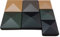 Cyclaire Fence Post Cap, Pack of 6 Neat Toppers for Fence Posts That Help Stop Water Soaking into The Wood and prolong The Life of Your Fence (3 Fence Post, Black)