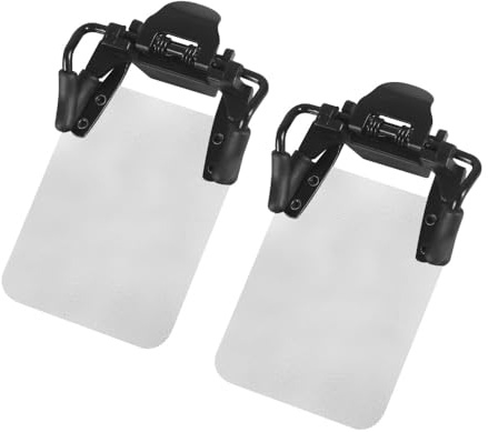 DONGKER Persianas angulares ajustables de 180° Clip de oclusión, 2 piezas parches de gafas para entrenamiento deportivo