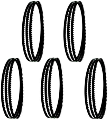con una sierra, Sierras de cinta, 5 piezas 2120x9,5x0,5 mm Hoja de sierra de cinta 10 TPI Hojas de sierra de cinta de carbono 83-1/2x3/8x0.020 Hojas de sierra for corte de madera PVC