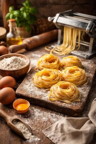HOMEMADE PASTA FROM FLOUR AND WATER: A simple home guide for making fresh homemade pasta