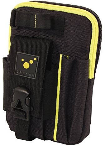tee-uu Zip Holster | Dienst- oder Privatgebrauch | geräumig | viel Stauraum | kompakt | Smartphone-Fach | vertikal und horizontal tragbar