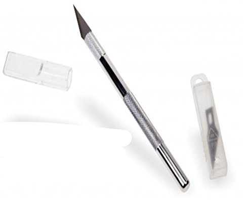 Aurora Store Lama di PRECISIONE COLTELLINO x Grafica BISTURI Metallo 2 Lame Ricambio Omaggio