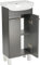 paplinskimoebel - Waschtisch mit Unterschrank - Waschbeckenunterschrank 40 x 28,5 x 84,5 cm, Waschbecken mit Unterschrank für Badezimmer - Badezimmerschrank Standmöbel Set
