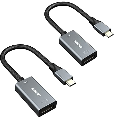 BENFEI 2 Pack USB C to HDMI Adapter (4K@60Hz), USB Type-C to HDMI Adapter [Thunderbolt 3/4 Compatible] with iPhone 15 Pro/Max, MacBook Pro/Air 2023, iPad Pro, iMac, S23, XPS 17, Surface Book 3