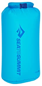 Sea to Summit Ultra-Sil Dry Bag, Ultralight Waterproof Dry Storage, 8 Liter, Atoll Blue