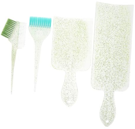 PACKOVE Hair Dyeing Tool Hair Coloring Board Barber Salon Dye Paddle Coloring Applicator Dyeing Brush for Highlighting Dye Touch up