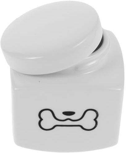 Abaodam Urne Funéraire pour Animaux en Céramique 9,5x9,3x9,3 Cm, Boîte à Cendres Hermétique pour Chien et Chat, Urne Commémorative Petite, Réceptacle Solide pour Souvenir des Cendres