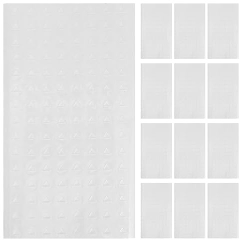 DECHOUS 1000pcs Adhesive Tactile Blind Triangle Labels for Visually Impaired Users with BOPP Self-Adhesive Material and Versatile Application for Safety Signage and Frequently Touched