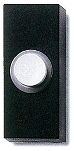 Honeywell Home Acel AC1443 Illuminated Door Bell Push - Black (Identical to Friedland D534 Lightspot)