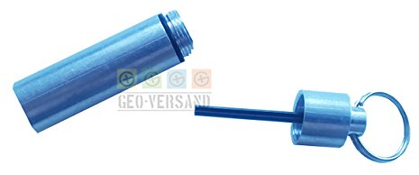 geo-versand - Tool zum Nano Logstreifen aufrollen Leichter Aufrollen, Geocaching Zubehör, mit Schlüsselring Schlüsselanhänger, Geocaching Ausrüs magnetischer Nano - Nano, Micro, Geocaching Versteck