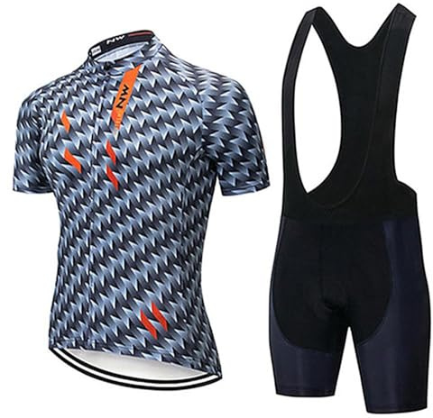 Maglia da Ciclismo Uomini Manica Corta MTB Jersey Maglia Bicicletta Traspirante Asciugatura Ciclismo T Shirt MTB Ciclismo Estate Bici da Strada Abbigliamento Set