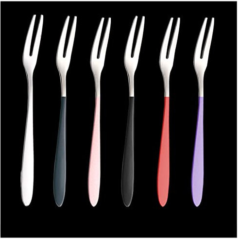 Mini-Gabeln Kleine Obstgabeln Aus Edelstahl Kleine Gabeln Pack Kuchengabel Set Salat Mini Gabeln Edelstahl Bunte Kleine Gabeln Fruchtgabel Aus Edelstahl Geschirr Teilige Fruchtgabel Aus Edelstahl