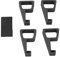 4 Soportes Horizontales para Consola de Juegos para Slim, Soporte de Elevación de Consola con Almohadillas Antideslizantes para Consola Slim, Soporte de Altura (Negro)