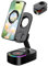 Altavoz Bluetooth Inalambrico 5 en 1, Altavoz Bluetooth con batería de 2000 mAh, Soporte Plegable para teléfono móvil, Adecuado para Interiores y Exteriores