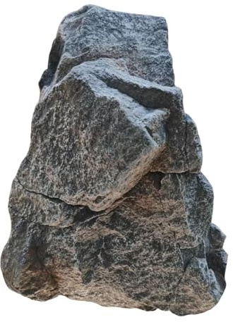Milageto PU Foam Fake Landscape Rock Decorative Stone Accessories Realistic for Landscaping Projects Multifunctional Yard Ornament, 33x23x23cm