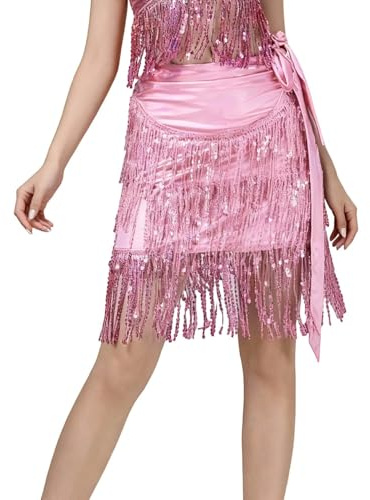 Paljettkjol för kvinnor, glitterkjol, paljettkjol, låg midja, pennkjolar, nyårsafton, outfit, gyllene paljettkjol, elastisk kjol för fest, rave, outfit, karneval, nyårsafton, ROSA, one size