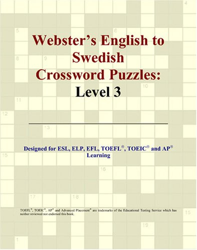 Webster's English to Swedish Crossword Puzzles: Level 3