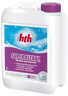 HTH Super Kleral-anti-algues et clarifiant triple action