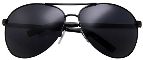 grinderPUNCH Big XL Wide Frame Extra Large Pilot Sunglasses Oversized 148mm Black