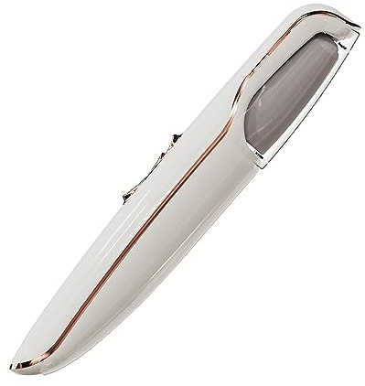 JML NuYou Pedi Roller - Electric Foot File Hard Skin Remover for Calluses, Cracked, Rough and Dry Skin - Pedicure Tools for Heels, Toes and Balls of Feet - 2 Speeds, Coarse and Fine Heads, LED Light