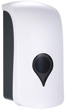 1000ml Wall Mounted Soap Dispenser, Manueller Spender Gel Flüssigkeit Shampoo Duschgel Desinfektionsmittel Spender für Unternehmen, Hotels, Büros, Wohnungen, with 2 USE Hand SANITISER Sign Sticker