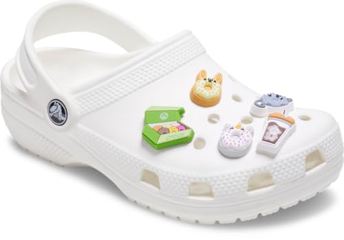 Crocs Jibbitz Lot de 5 breloques café et beignets