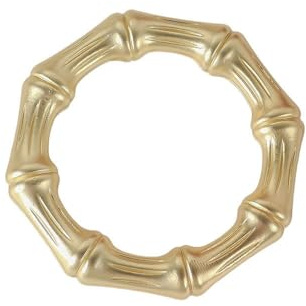 Napkin Rings Set of 12, Simple Bamboo-Shape Napkin Buckles Ring for Table Decor, Wedding, Dinner,Party, DIY Decoration()