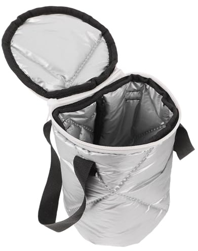 MOTHNUR Bolsa Térmica Para El Almuerzo Redonda Bolsa De Almuerzo Portátil Con Asa Reutilizable Y Fácil De Limpiar Para Oficina Trabajo Escuela Y Viajes Para Comidas Calientes Y Frías
