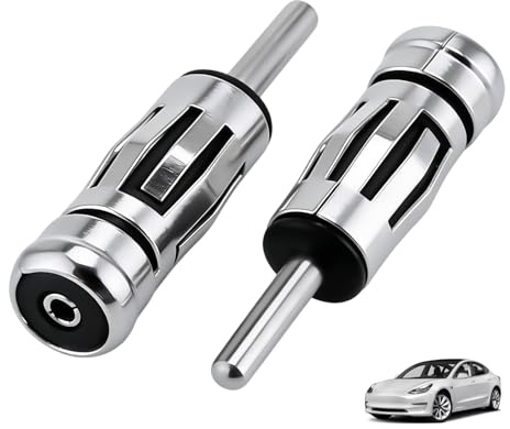 2 Unidades Adaptador Antena DIN Macho a ISO Radio Coche Hembra, Conector Antena Coche Universal, para Radios de Coches, Transceptores, Estéreos y Equipos de Audio, Fácil Instalación y Alta Durabilidad