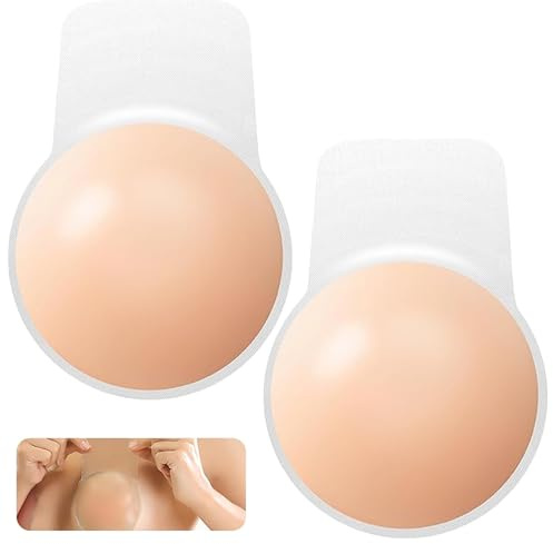 Bangbobi Sujetador Adhesivo Busto Grande | Sujetador sin Espalda para Escote Pronunciado | Sujetador de Silicona sin Tirantes Invisible | Fundas Reutilizables para pezones | Flexión autoadhesiva